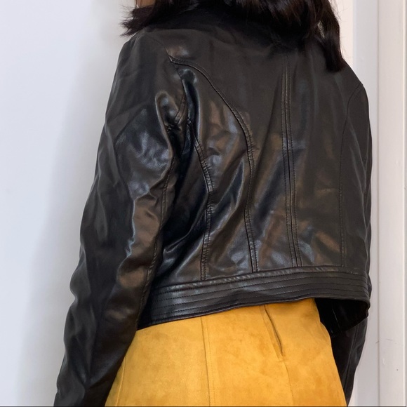Black Leather Jacket - Picture 3 of 4